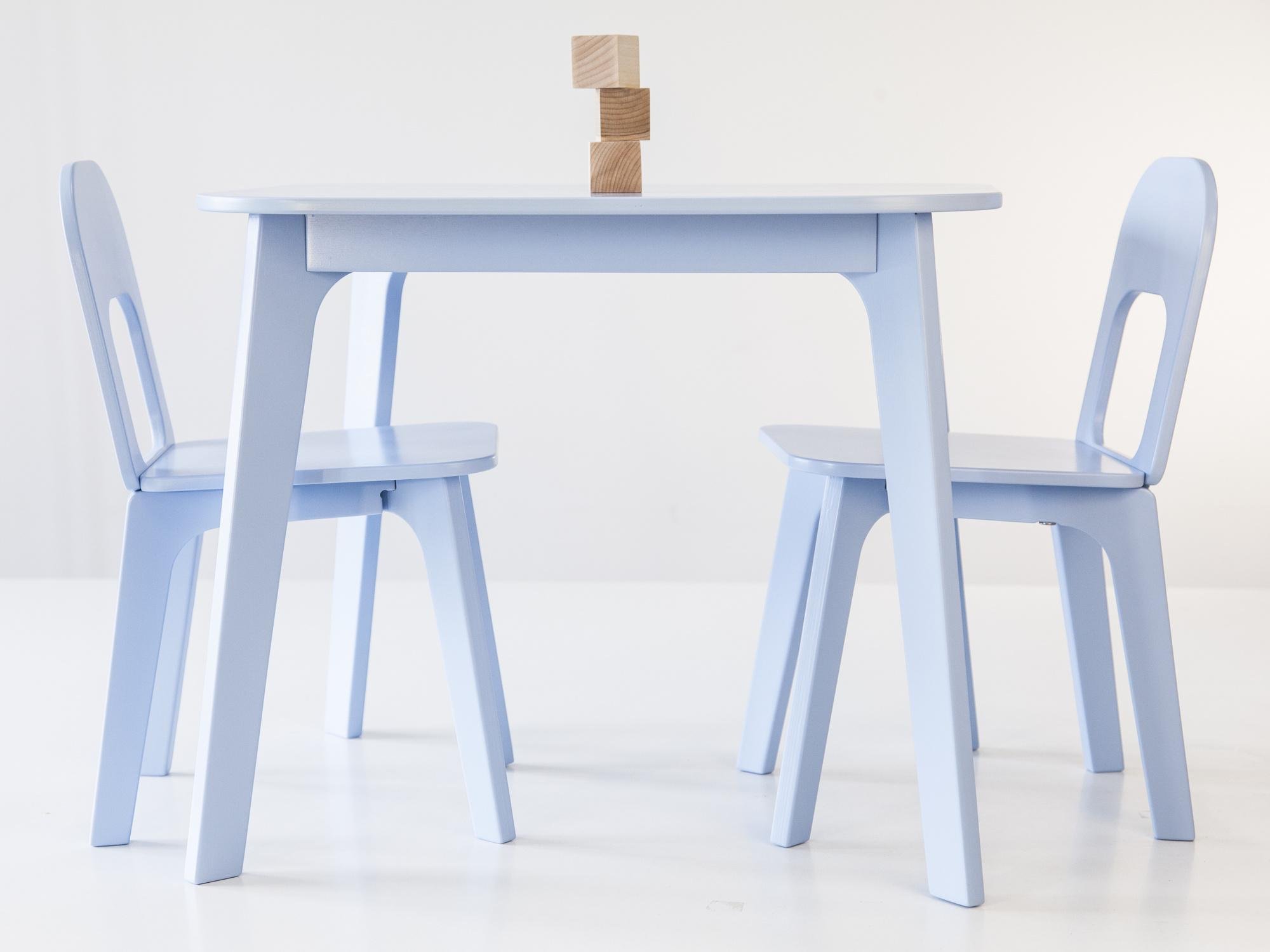 Детский столик и два стульчика Tatoy для детей 2-4 лет Голубой - фото 3 Детский столик и два стульчика Tatoy для детей 2-4 лет Голубой - фото 3