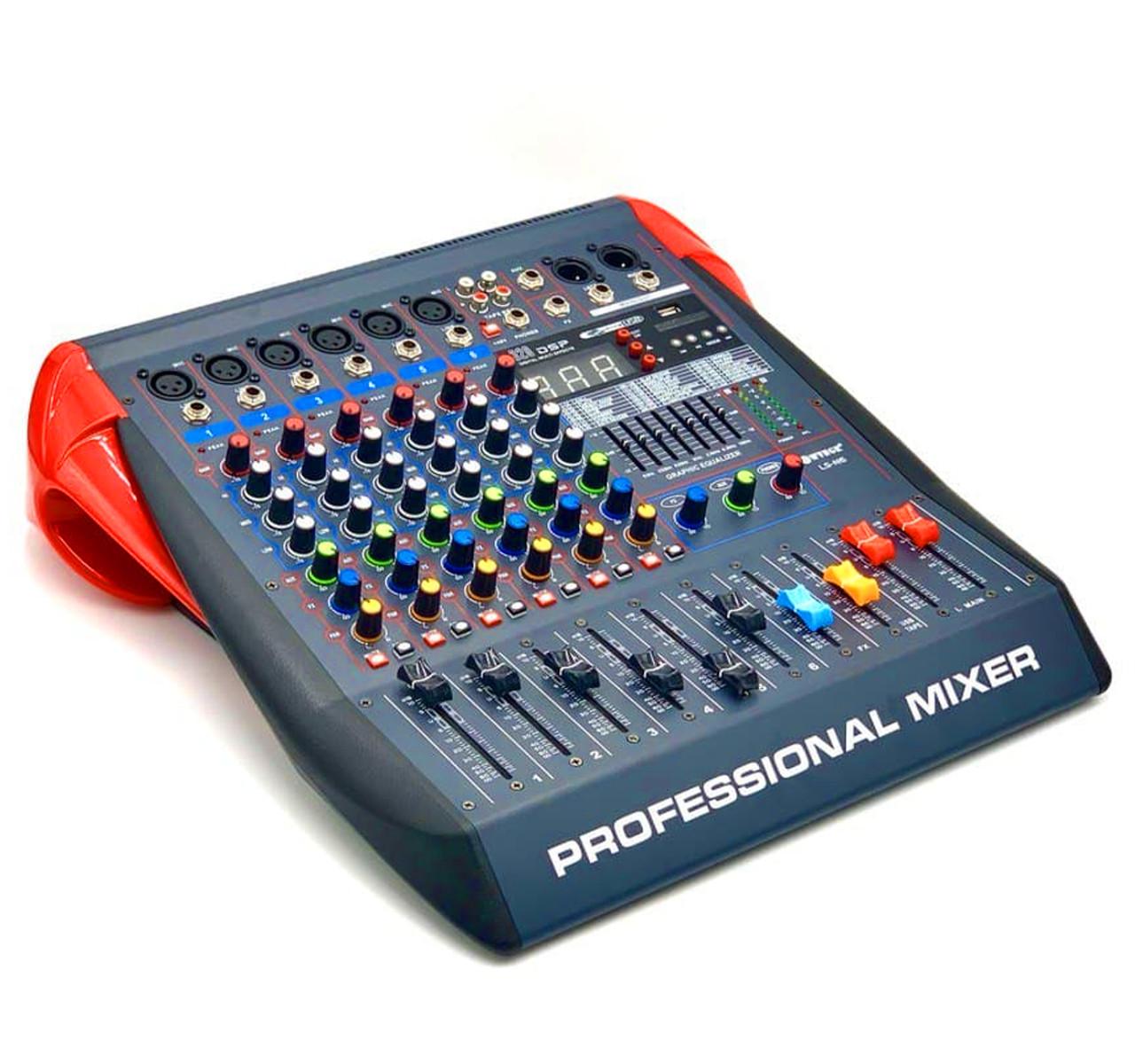 Микшерный пульт WVNGR LS-N6 Mixer Bluetooth 320DSP - фото 2