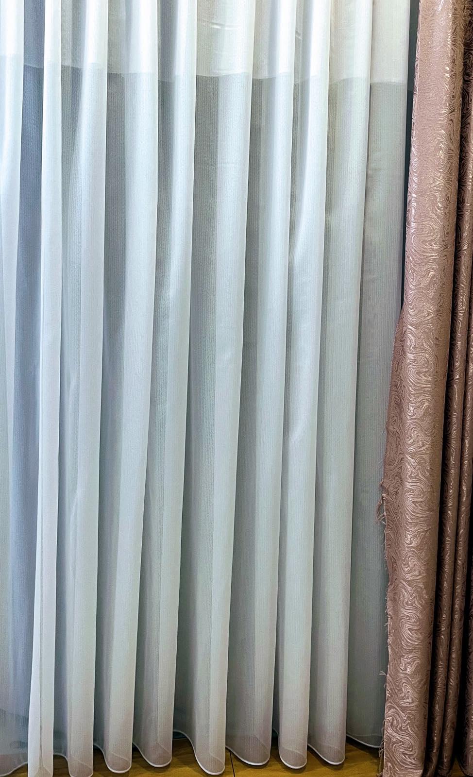 Тюль бамбук однотонный 3х2,6 м 1 шт. Белый (2880) - фото 4 Тюль бамбук однотонный 3х2,6 м 1 шт. Белый (2880) - фото 4