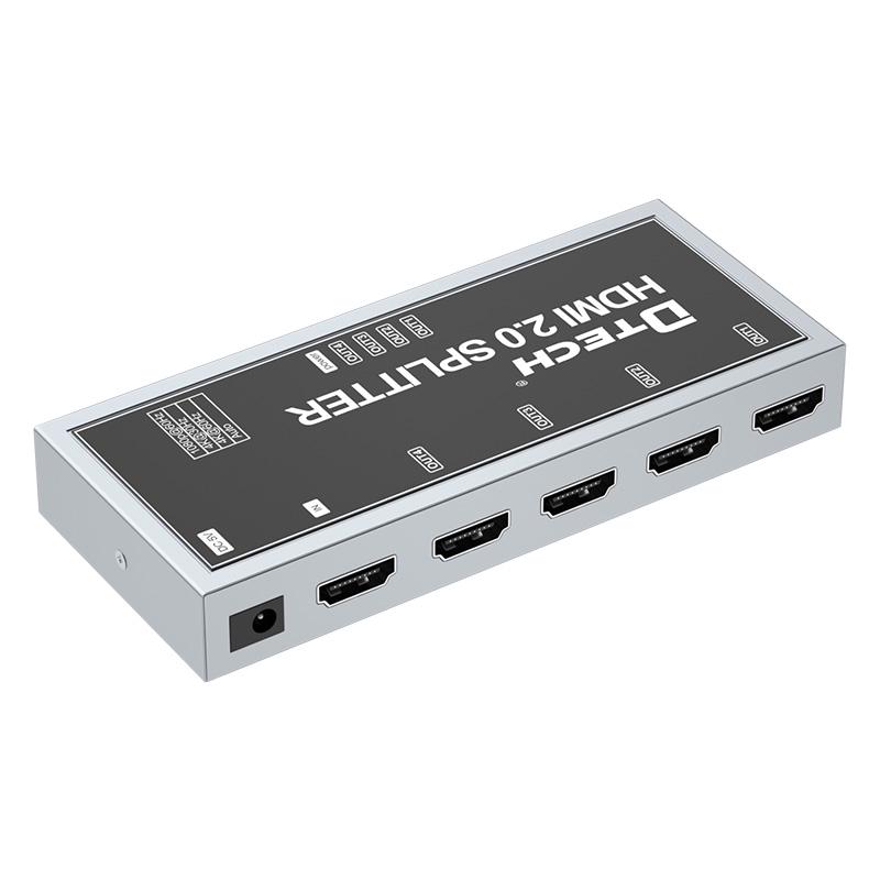 Сплитер Dtech DT-7214 4K HDMI 2.0 1x4 (1480450459) - фото 3 Сплитер Dtech DT-7214 4K HDMI 2.0 1x4 (1480450459) - фото 3