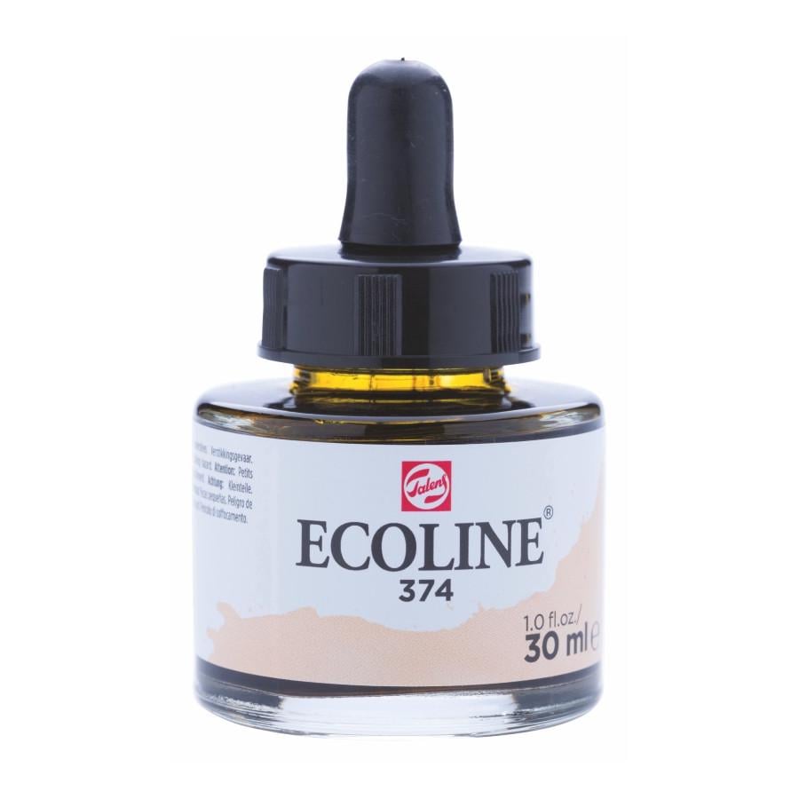 Краска акварельная жидкый Rosa Ecoline 30 мл 3 шт. 374 Розово-бежевый (8712079407414 11253741)