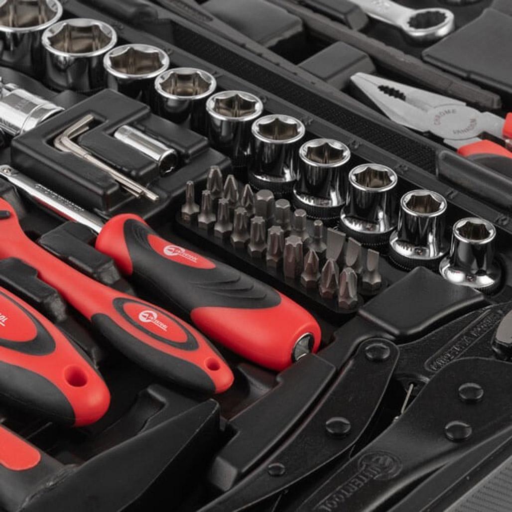 Набір інструментів Intertool 72 шт. (ET-6073) - фото 5 Набір інструментів Intertool 72 шт. (ET-6073) - фото 5