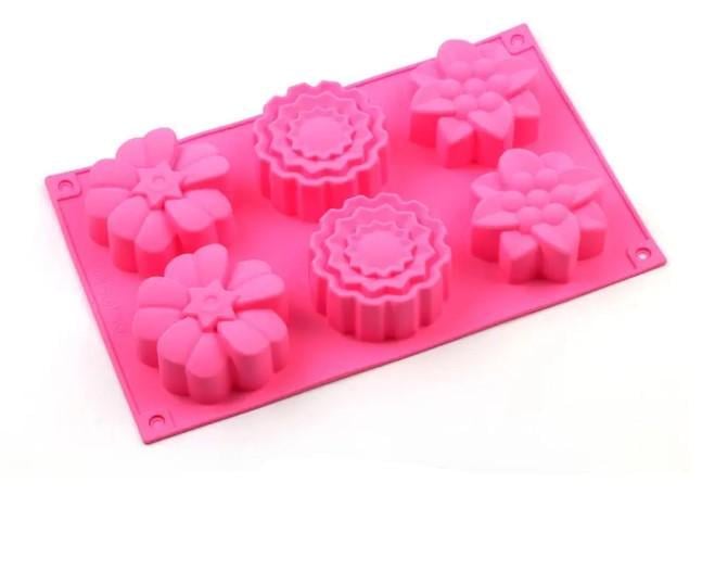 Форма для випікання силіконова Садові квіти 27,5х17х3,8 см (AN013125) - фото 1 Форма для випікання силіконова Садові квіти 27,5х17х3,8 см (AN013125) - фото 1