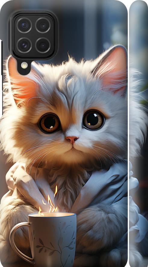 Чехол на Samsung Galaxy M62 White cat (5646m-2263-42517)