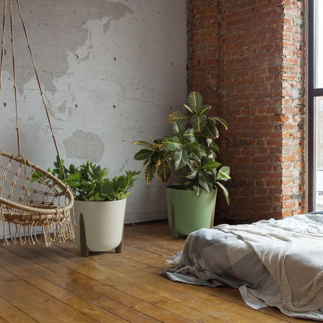 Вазон для цветов Lamela FRIDA 255x255x253 мм Зеленый (25419751863) - фото 3 Вазон для цветов Lamela FRIDA 255x255x253 мм Зеленый (25419751863) - фото 3