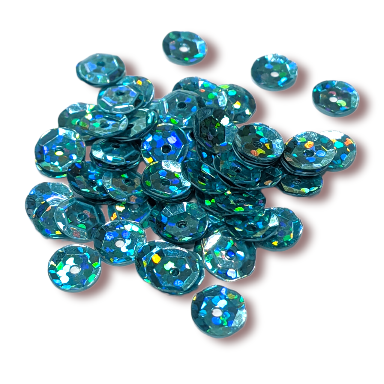 Пайетки круглые 7 мм 25 г Голубой (ПА0007к21) Пайетки круглые 7 мм 25 г Голубой (ПА0007к21)