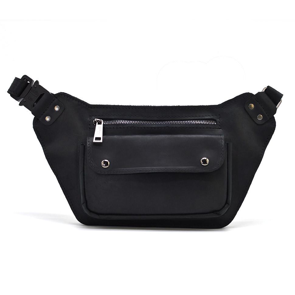 Мужская сумка TARWA RA-8139-3md с натуральной кожи объемная Черный (68718)