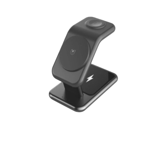 Зарядное устройство беспроводное QINETIQ Y10 23W Aluminium 3в1 Magsafe для Apple Iphone watch 2-9 Airpods (2025516874)