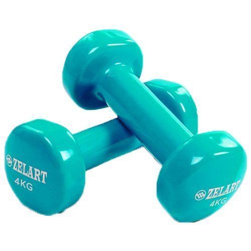 Гантели для фитнеса TA-5225 4 кг Бирюзовый (56363038) - фото 1 Гантели для фитнеса TA-5225 4 кг Бирюзовый (56363038) - фото 1