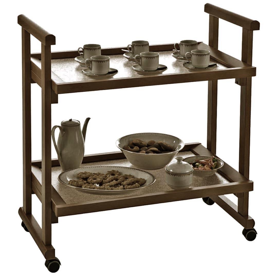 Столик сервірувальний з дерева Ольборг 2 Капучино (ЭТК-200309)