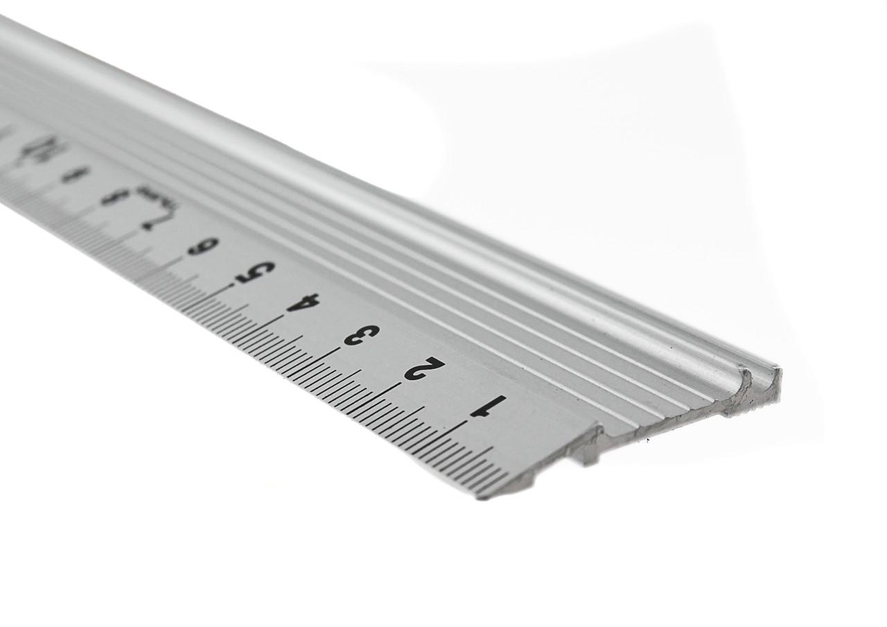 Линейка алюминиевая TAJIMA CTG-SD антискользящая с бортиком 200 мм (1110-0854) - фото 3 Линейка алюминиевая TAJIMA CTG-SD антискользящая с бортиком 200 мм (1110-0854) - фото 3