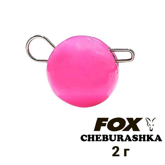 Вантаж свинцевий Fox Чебурашка 2 г 1 шт. Рожевий (8656) - фото 2