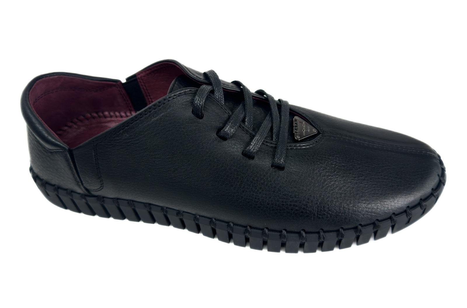 Мокасини чоловічі Prime Shoes шкіряні р. 44 Чорний (19-034-30130) - фото 4 Мокасини чоловічі Prime Shoes шкіряні р. 44 Чорний (19-034-30130) - фото 4