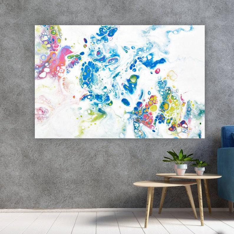Картина на холсте KIL Art Пёстрая абстракция 81x54 см (188) Картина на холсте KIL Art Пёстрая абстракция 81x54 см (188)