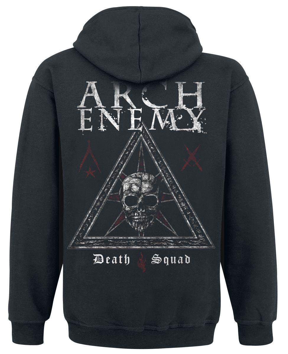 Толстовка с молнией "Arch Enemy Death Squad" M Черный (13263) - фото 2 Толстовка с молнией "Arch Enemy Death Squad" M Черный (13263) - фото 2