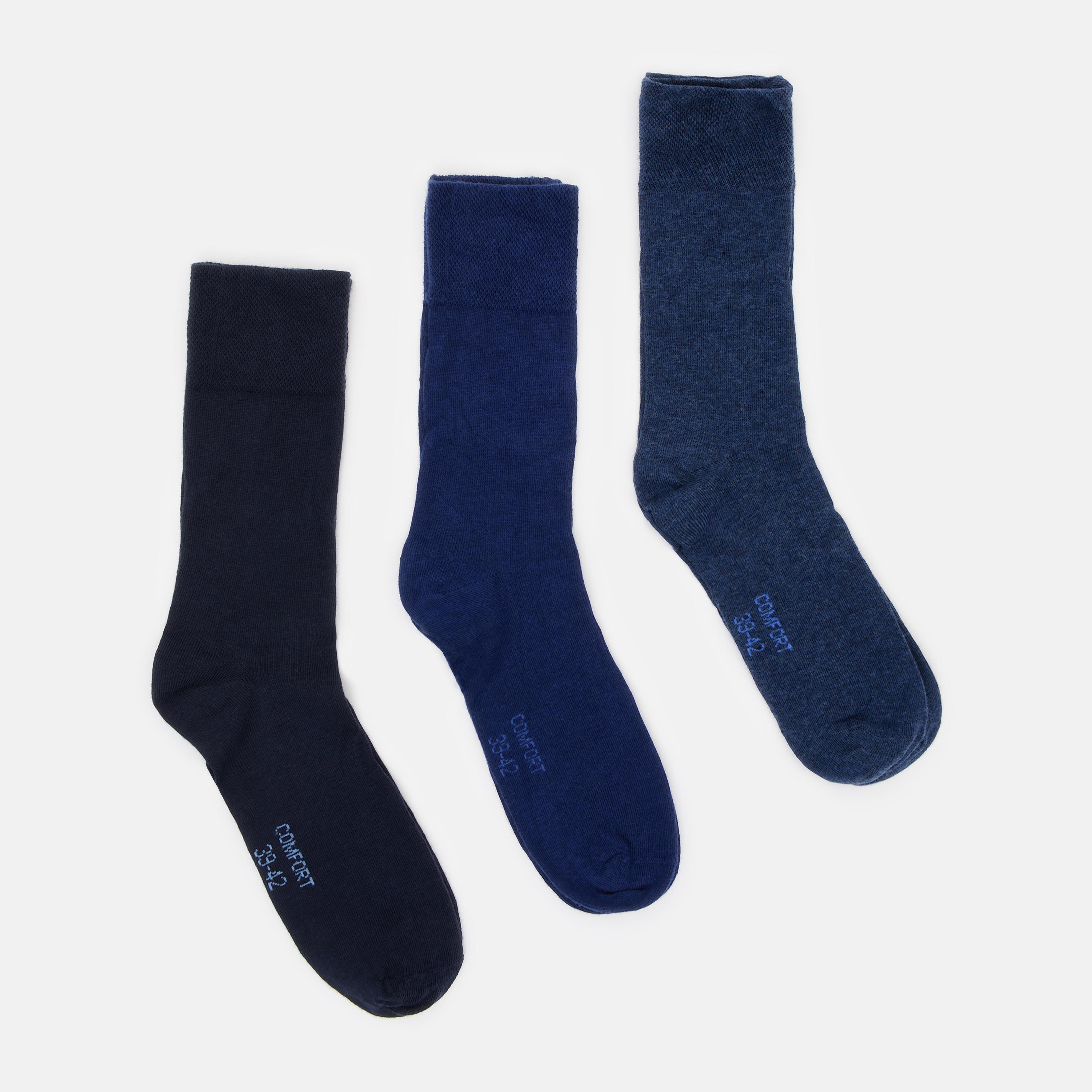 Носки C&A 3 пары р. 39-42 Темно-синий (2709214741)
