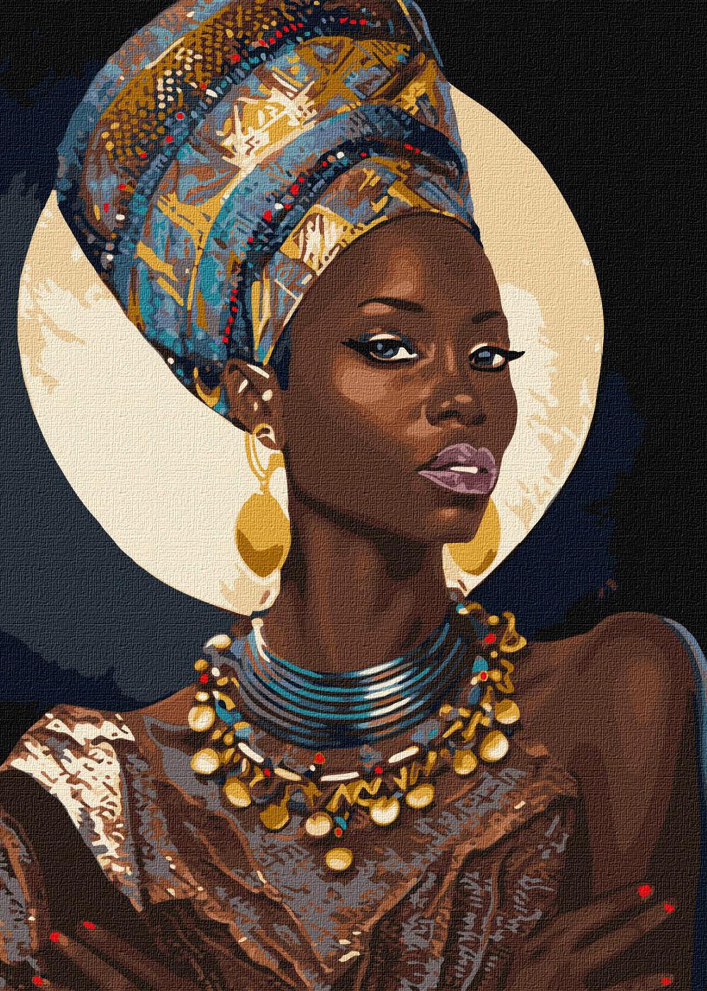 Картина по номерам Ідейка Волшебный взгляд 40х50 (KHO2530)