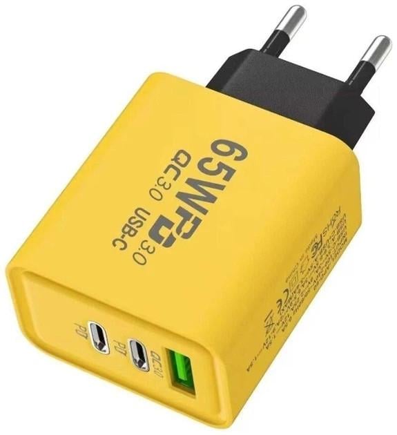 Зарядное устройство сетевое AR-PD051хUSB/2хType-C QC3.0/PD65W 65W