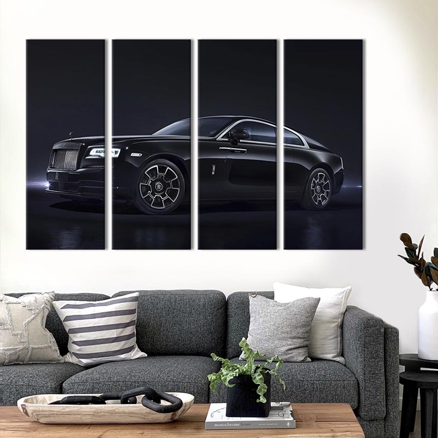 Модульная картина из 4 частей Автомобиль класса премиум Rolls-royce 149x93 см (88-41)