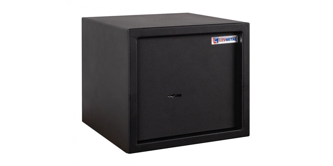 Сейф для хранения денег Levmetal СГ-190 металлический с сувальдным замком с ключами 190x215x215 мм Черный (124-119-000004501) Сейф для хранения денег Levmetal СГ-190 металлический с сувальдным замком с ключами 190x215x215 мм Черный (124-119-000004501)