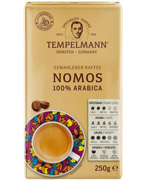 Кофе молотый Tempelmann Nomos 250 г Кофе молотый Tempelmann Nomos 250 г