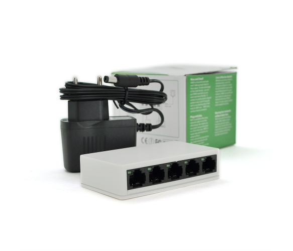 Комутатор некерований 5-портовий VOLTRONIC PIX-LINK LV-SW05 100 Мбіт/с Білий (626095) - фото 2 Комутатор некерований 5-портовий VOLTRONIC PIX-LINK LV-SW05 100 Мбіт/с Білий (626095) - фото 2