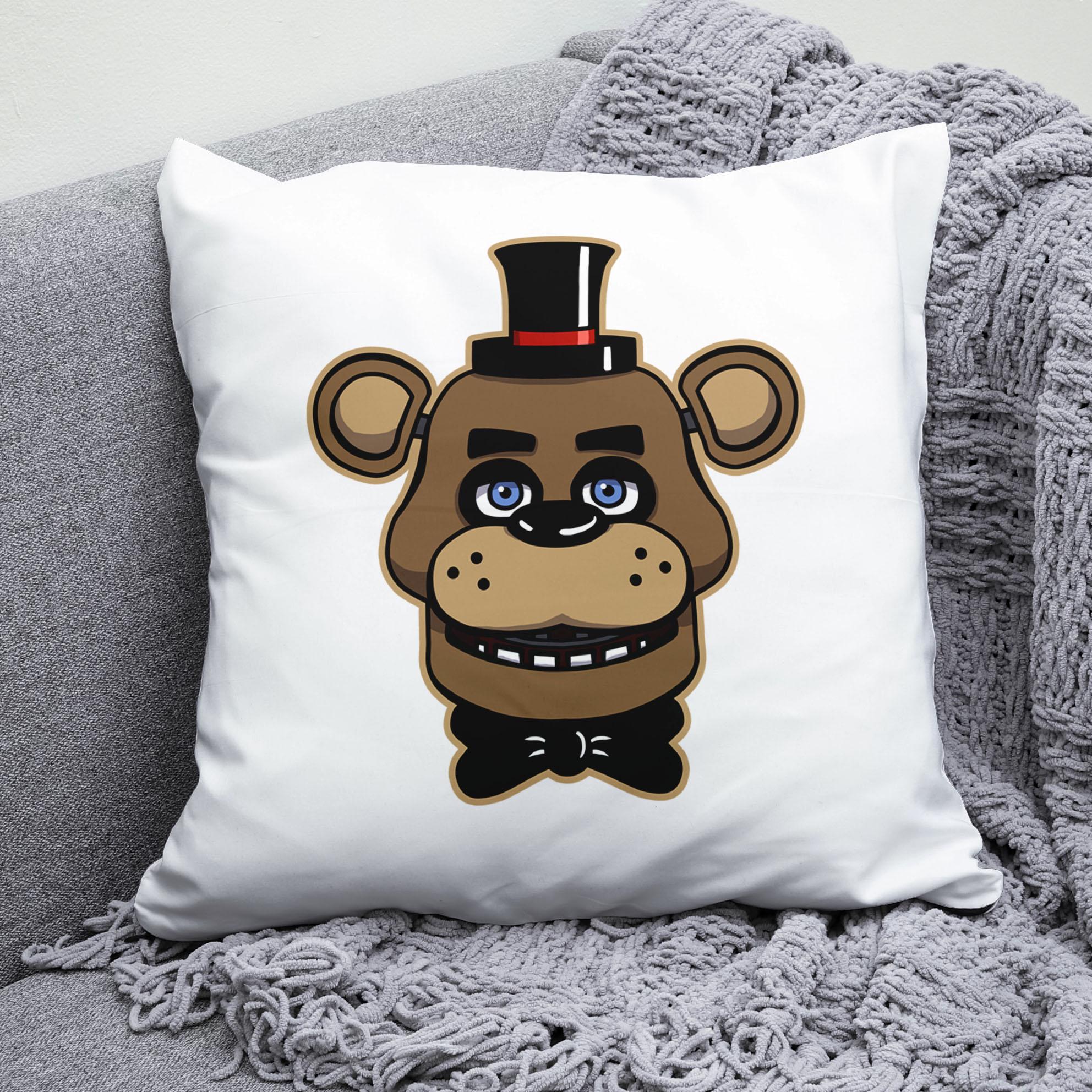 Плюшевая подушка квадрат с принтом игры Five Nights at Freddy's "3