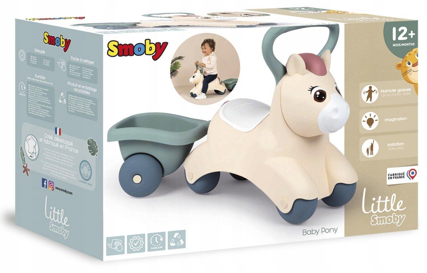 Каталка дитяча Smoby Little Поні з причепом (140502) - фото 2