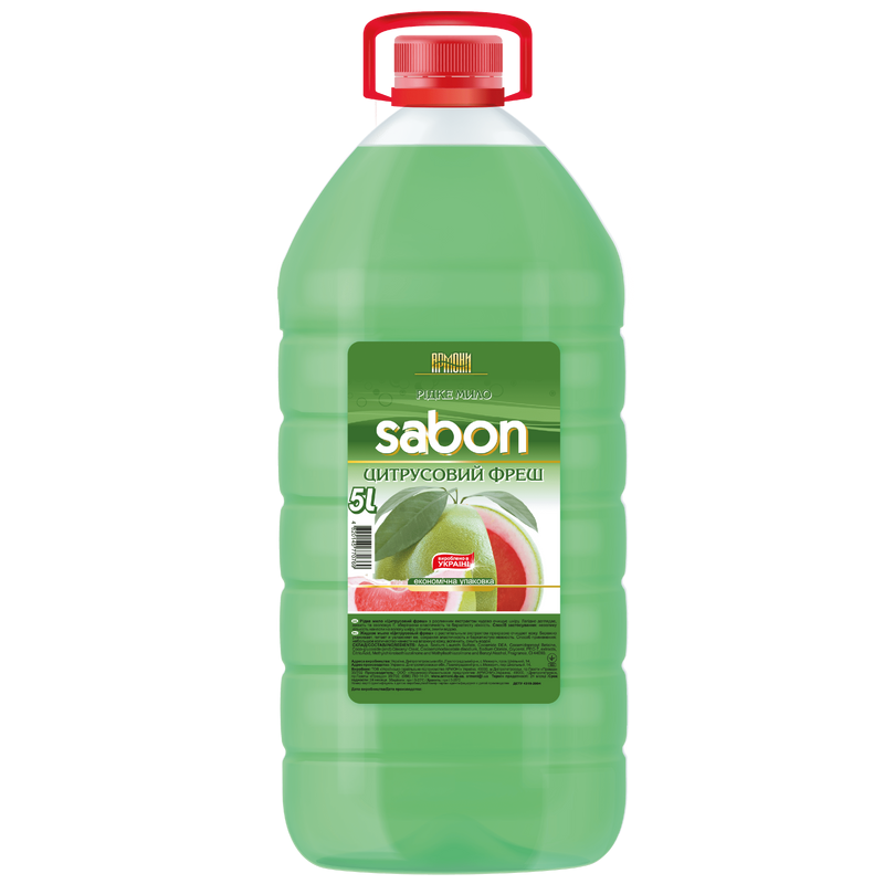 Мыло жидкое АРМОНЫ Sabon Цитрусовый фреш 5 л (5359)