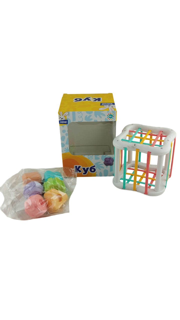 Іграшка брязкальце Куб (000051)