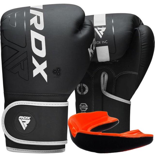 Перчатки боксерские RDX F6 Kara Matte 16 унций капа в комплекте White - фото 1