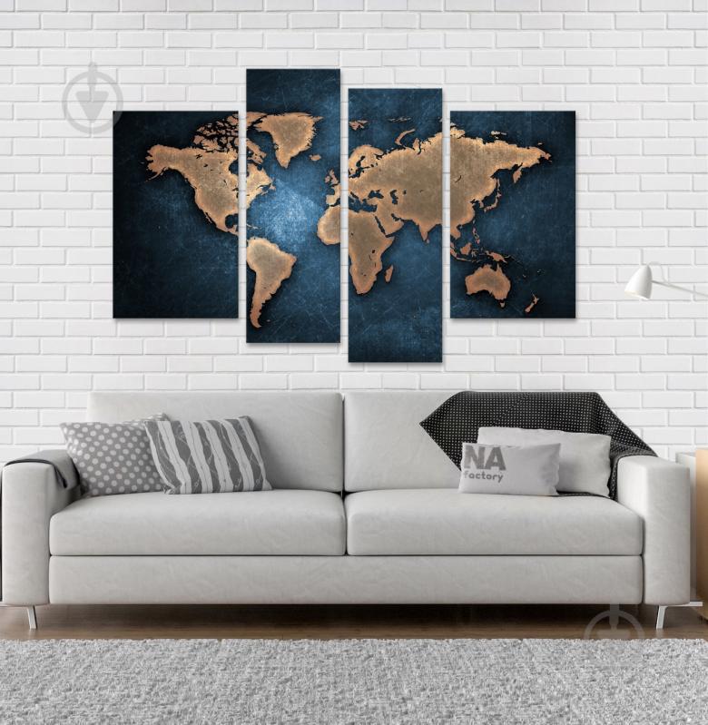 Модульна картина Poster-land Карта Світу Art-99_4