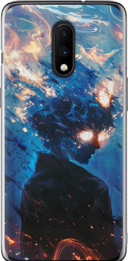 Чехол на OnePlus 7 Сатору Годжо (6129t-1740-42517)