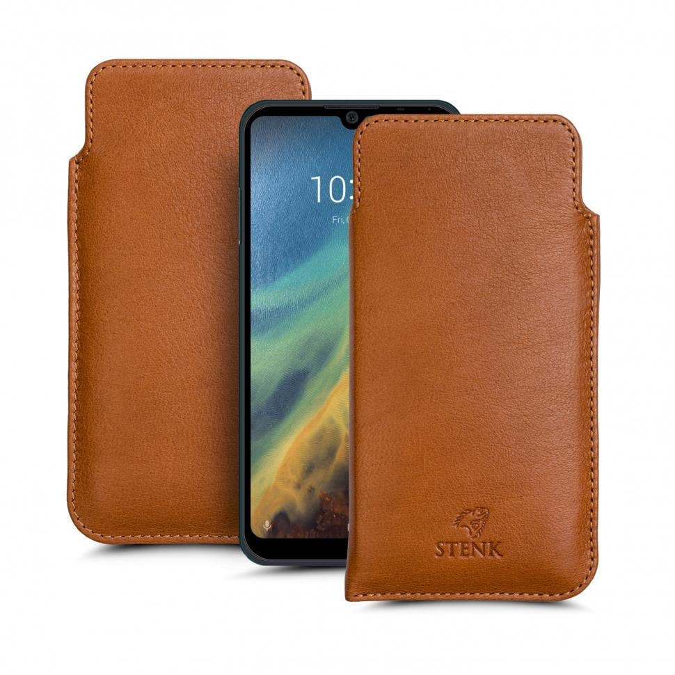 Футляр Stenk Elegance для ZTE Blade A5 (2020) Camel (66075)