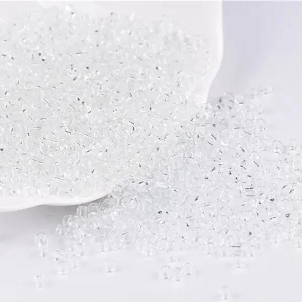 Бисер 2 мм 50 г Белый/Прозрачный (БР0002п02)