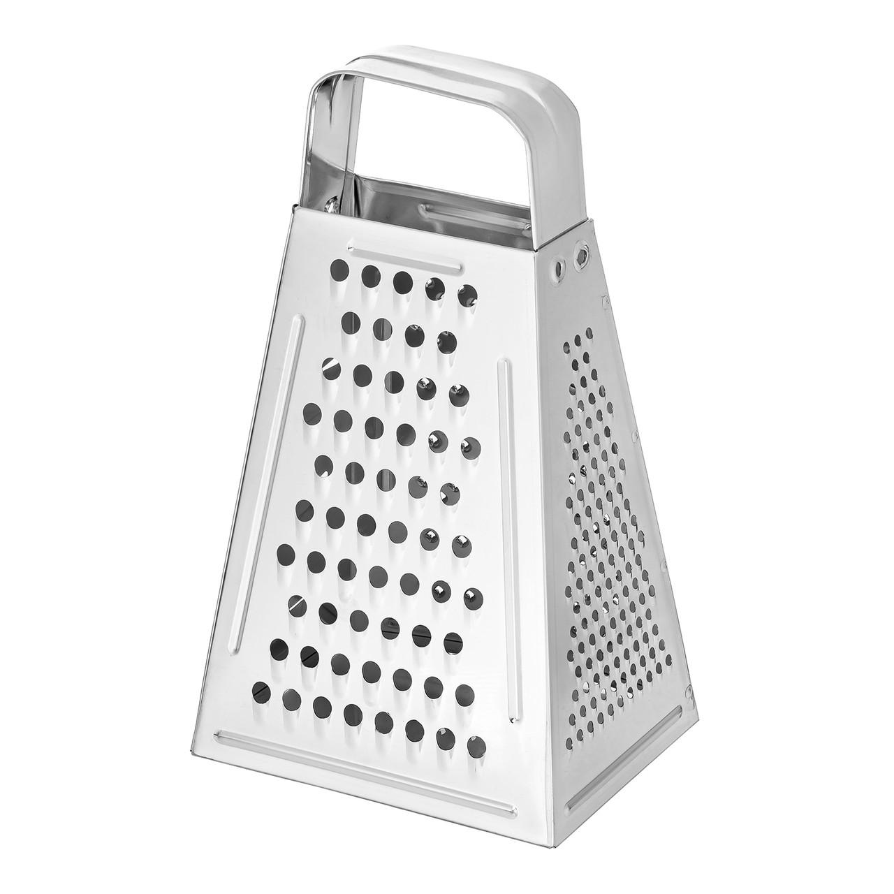 Терка конусная 20,5 см для овощей и фруктов 4-сторонняя из нержавеющей стали (1718661909) - фото 5 Терка конусная 20,5 см для овощей и фруктов 4-сторонняя из нержавеющей стали (1718661909) - фото 5