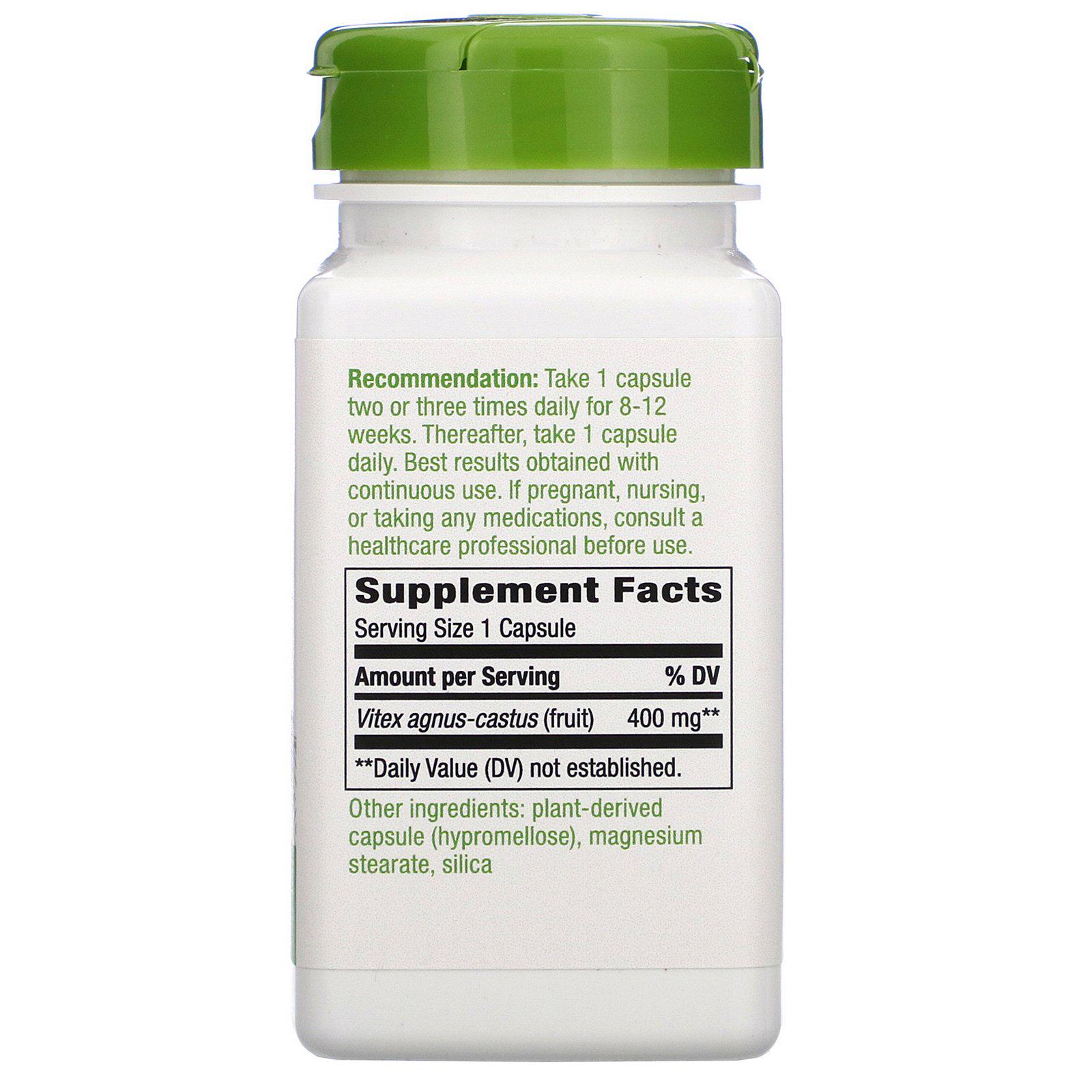 Вітекс Nature's Way Vitex 100 капсул 400 мг (219) - фото 2 Вітекс Nature's Way Vitex 100 капсул 400 мг (219) - фото 2