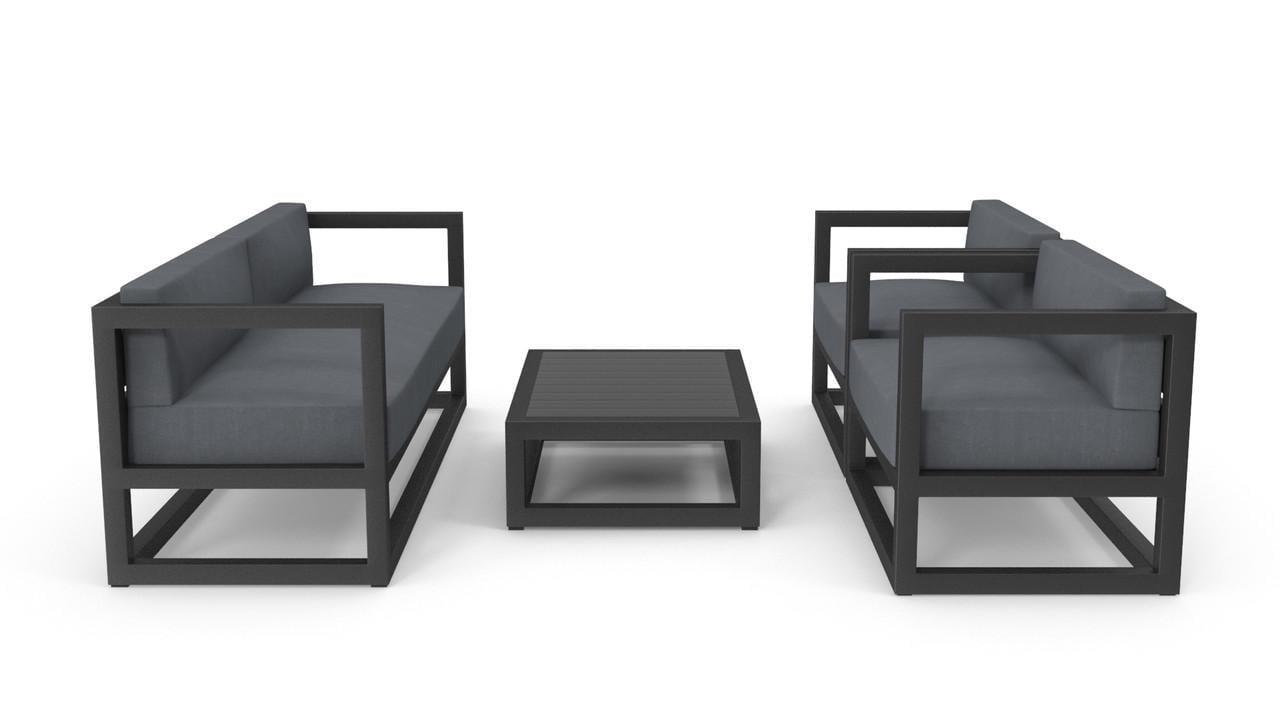 Комплект уличной мебели мягкой Loft с металлическим каркасом (KS-1200-NM)