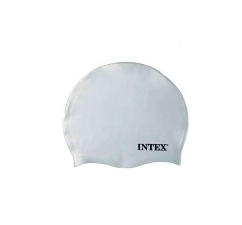 Шапочка Intex 55991 для плавання силіконова 8+ років 20 см Білий (55991 White)