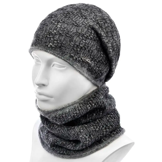 Шапка и снуд Atrics К585-1 56-59 см Серый (2323798379)