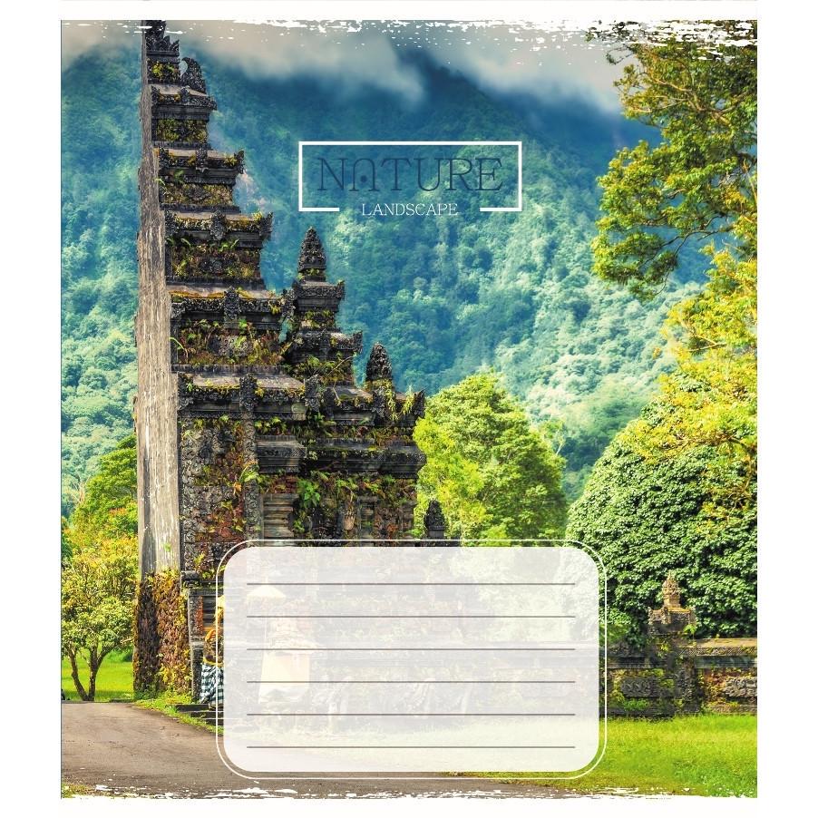 Шкільний зошит Краєвид 036-570106K-2 в клітинку 36 аркушів (RLT55328)