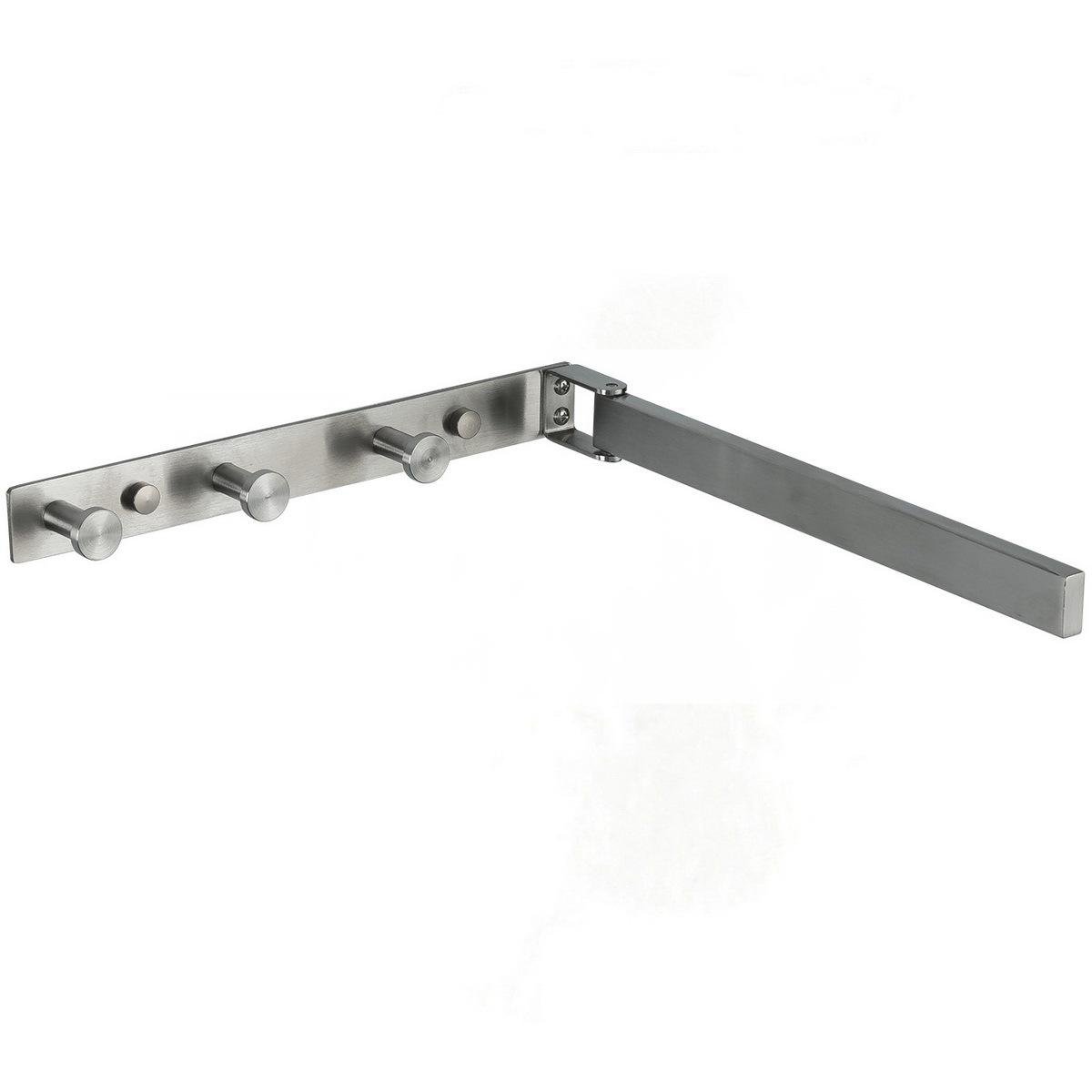 Тримач з гачками для рушників Frap F30418 потрійний Сатин (132609)