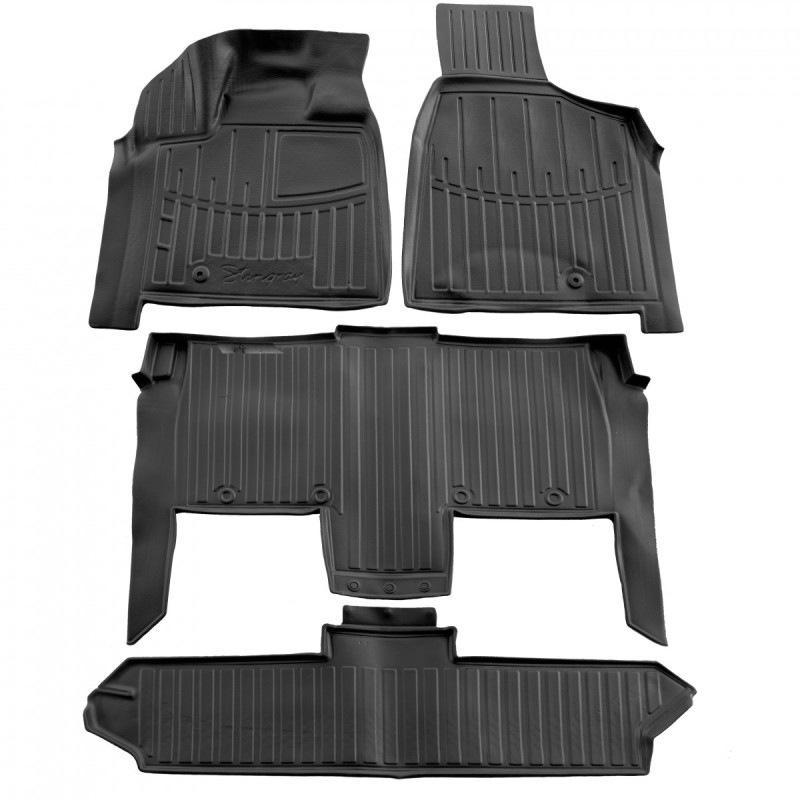 Килимки Stingray 3D Stingray для Dodge Grand Caravan V 2008-2020 рр. поліуретан Чорний