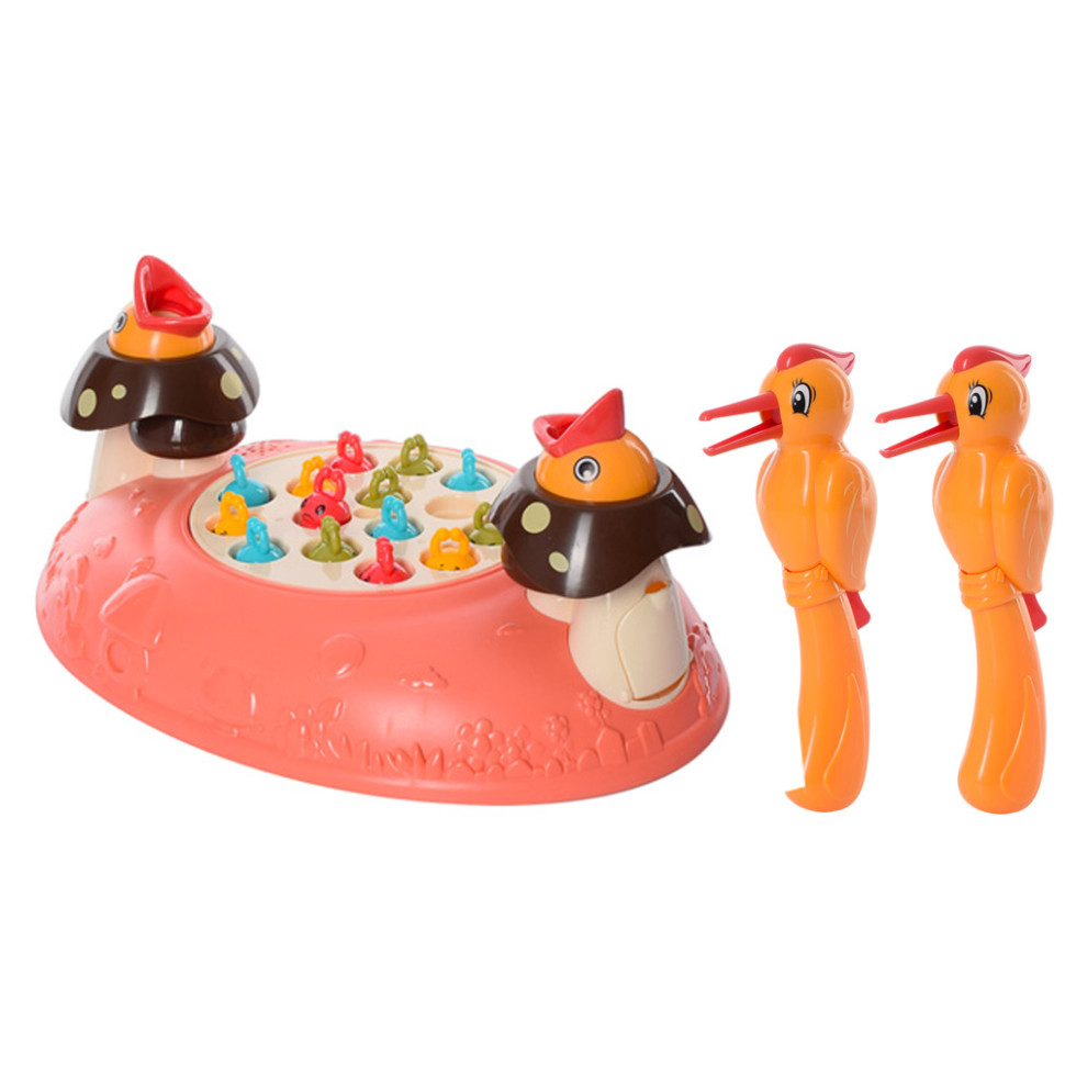 Игровой набор Bambi Накорми птицу от 3 лет розовый (VL-337-V-126)