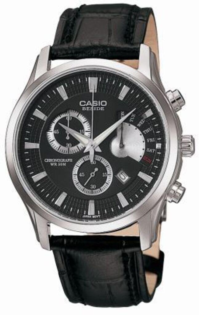 Наручные часы мужские Casio Beside BEM-501L-1A со стальным корпусом Черный (3151092504)