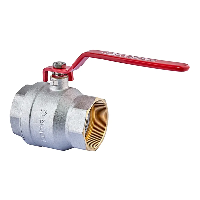 Кран кульовий KOER KR.214 3" FF ГГР Червоний (KR4951)