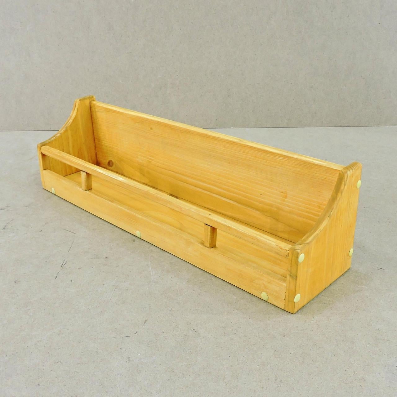 Полка настенная из дерева Ла/Пас Карри (ПНС/000103)