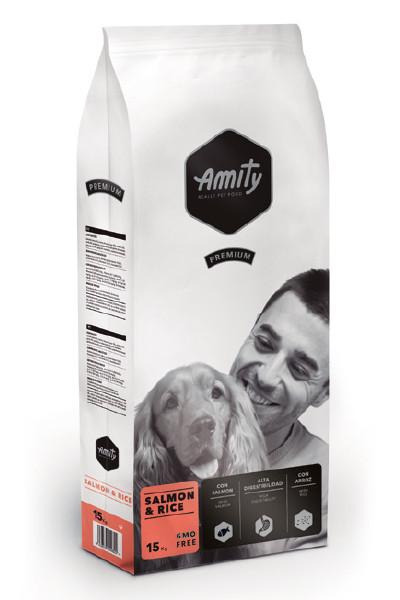 Корм для собак Amity Salmon&Rice с лососем и рисом 15 кг (31034)