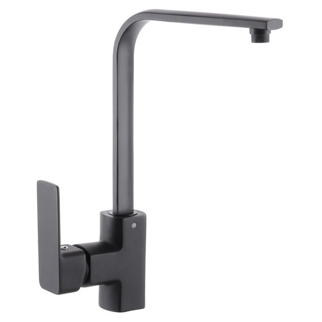 Смеситель для кухни Haiba Kubus 017 Black (HB3933)