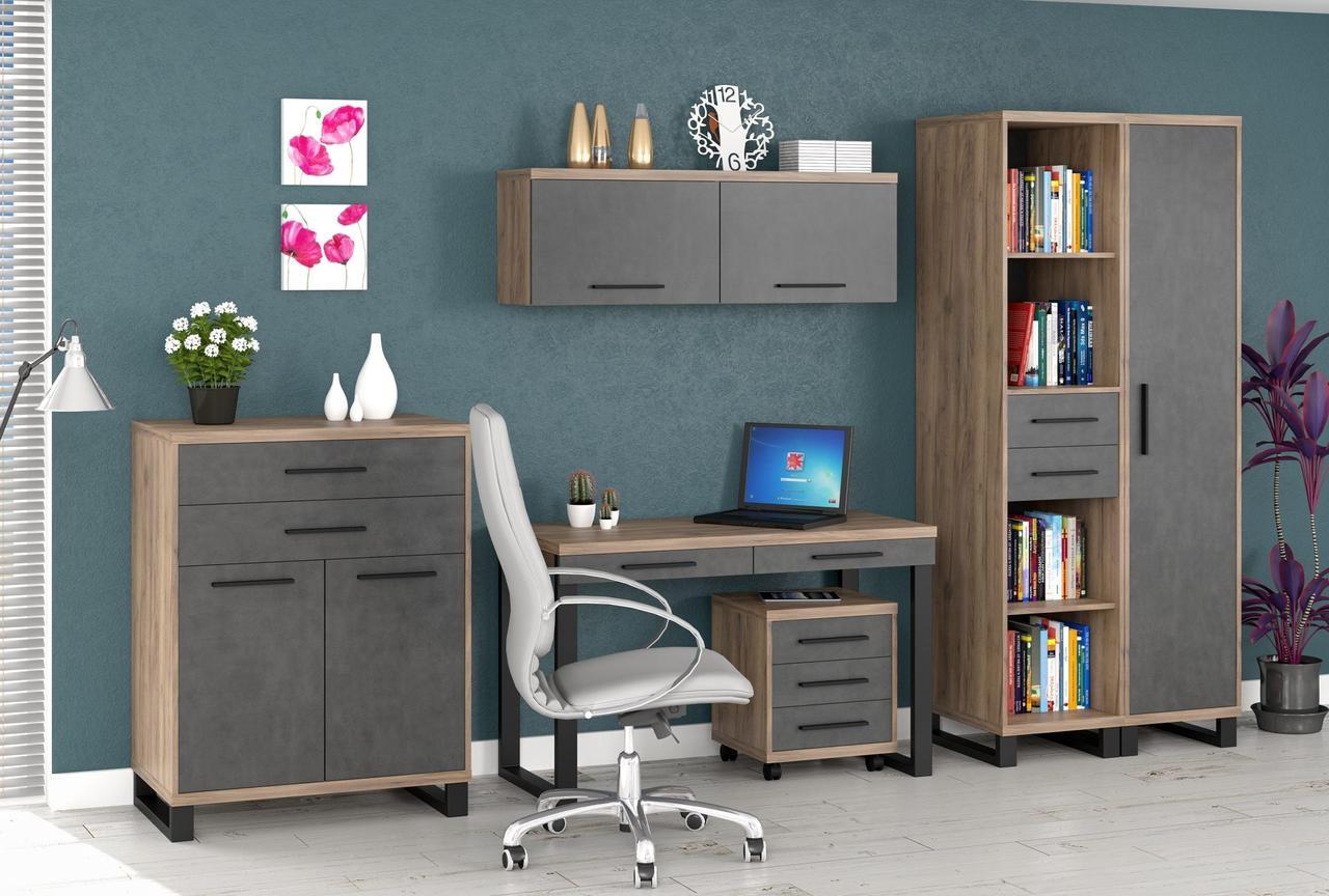 Комод Мебель-Сервіс 2Д2Ш Omega 120 Дуб табако/Матера (27259629) - фото 3 Комод Мебель-Сервіс 2Д2Ш Omega 120 Дуб табако/Матера (27259629) - фото 3